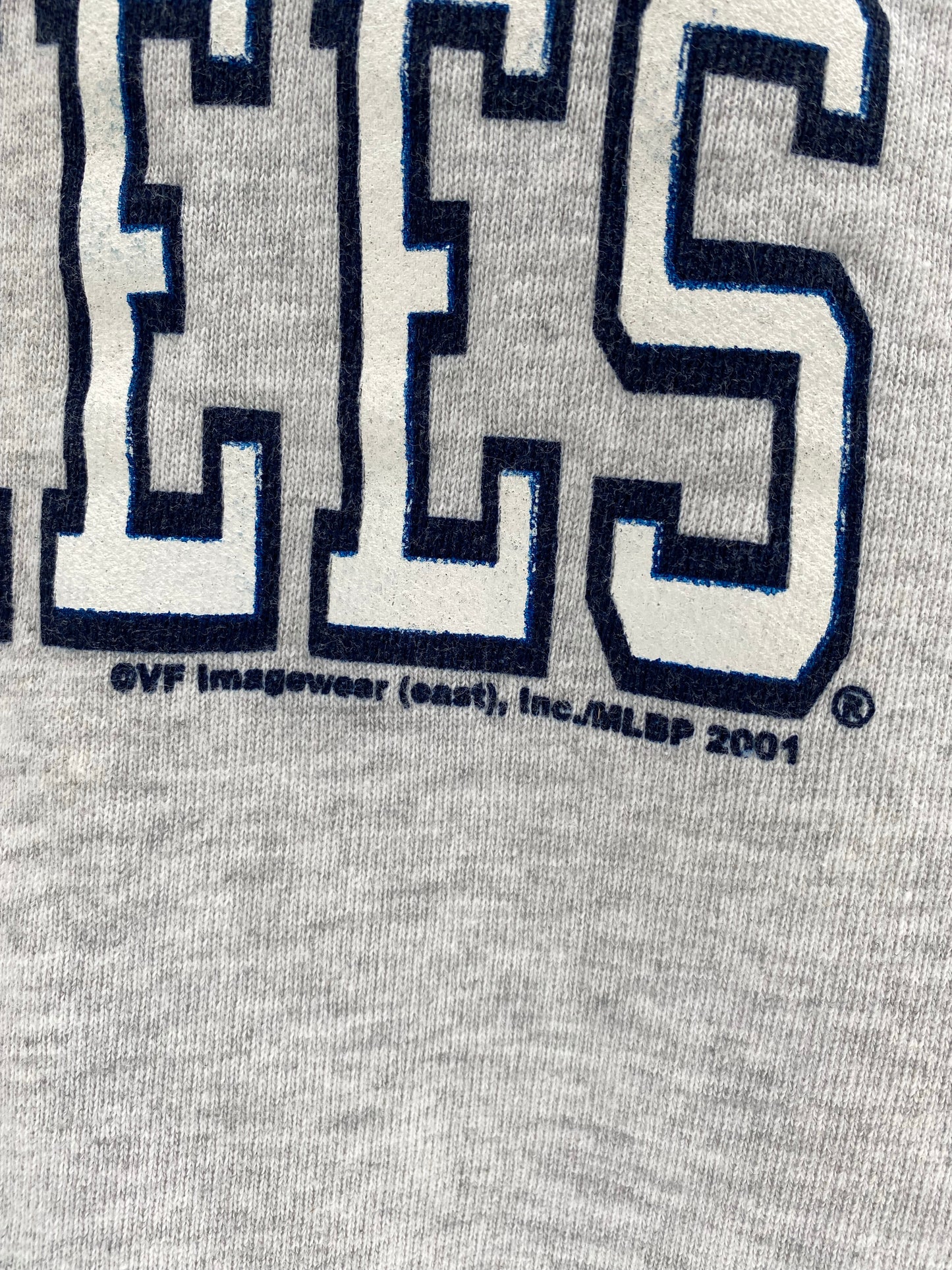 2001 NEW YORK YANKEES Size XL Vintage MLB Sweat-Shirt / K5489