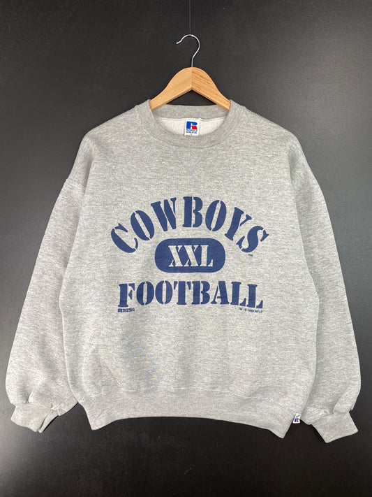 1996 DALLAS COWBOYS Made in USA Size L Vintage NFL Sweat - Shirt / A7044