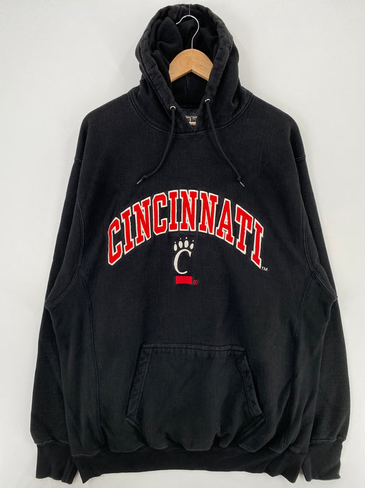 Vintage CINCINNATI Size XL Vintage College Hoodie Sweat-Shirts / A4896