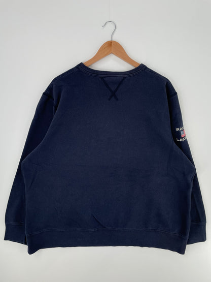 90's POLO JEANS RALPH LAUREN Size XL Vintage Sweat-shirt / A410
