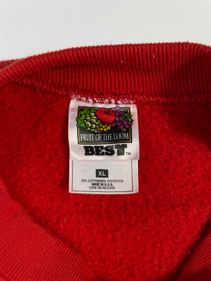 1997 KANSAS CITY CHIEFS Made in USA Size XL Vintage NFL Sweat-Shirt / A8825