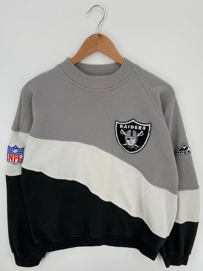 Vintage RAIDERS Size M Vintage NFL Sweat-shirt / A365
