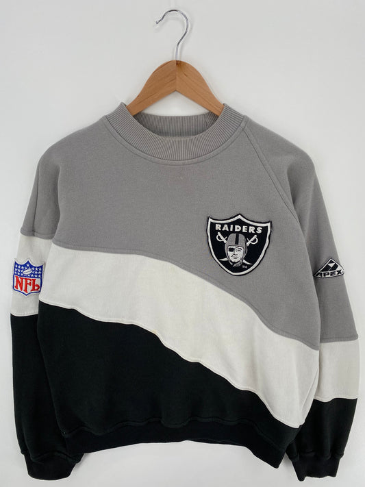 Vintage RAIDERS Size M Vintage NFL Sweat-shirt / A365