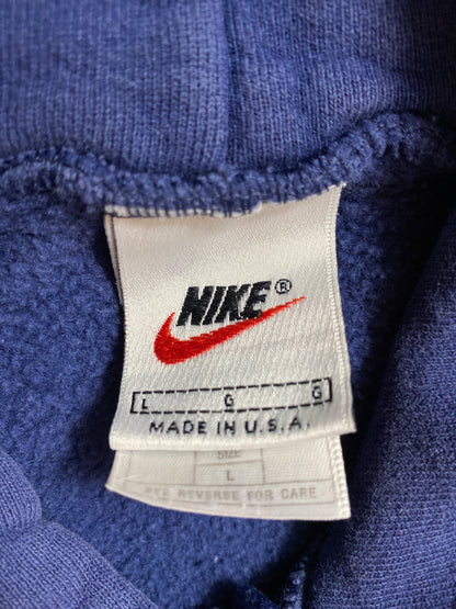 90’s NIKE LOGO Made in USA Size L Vintage Hoodie Sweat-shirt / 9576