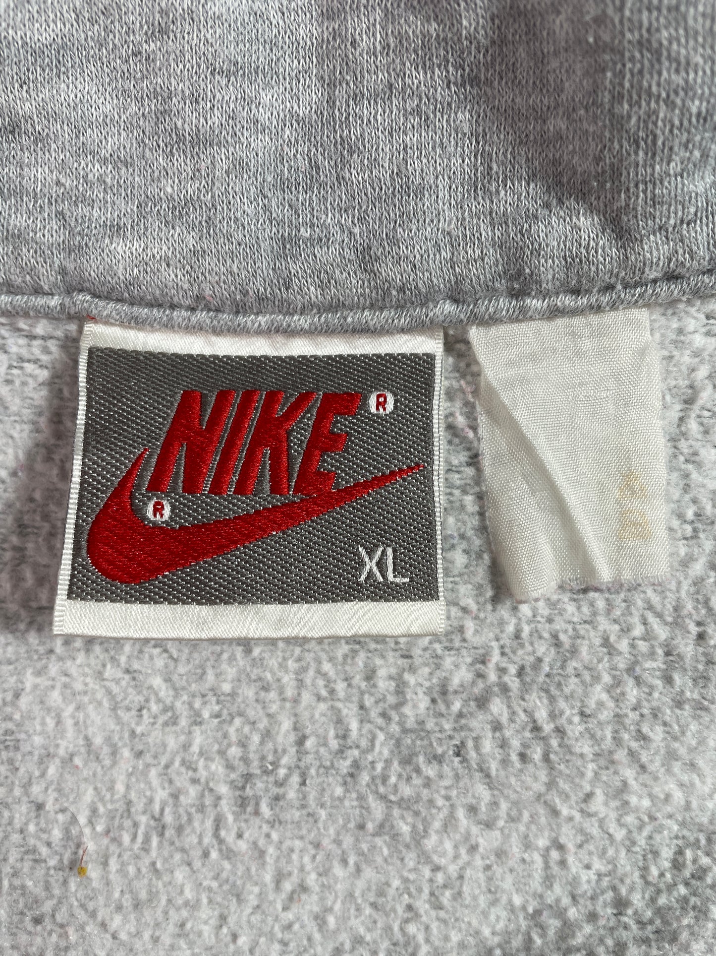 90's NIKE Silver Tag Size XL Vintage Zip-up Sweat-shirt / E3190S