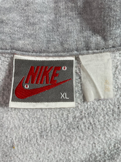 90's NIKE Silver Tag Size XL Vintage Zip-up Sweat-shirt / E3190S