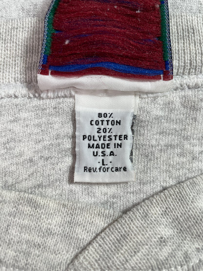 90's UNIVERSITY OF PITTSBURGH Made in USA Size L Vintage College Sweat-Shirt / E3569S