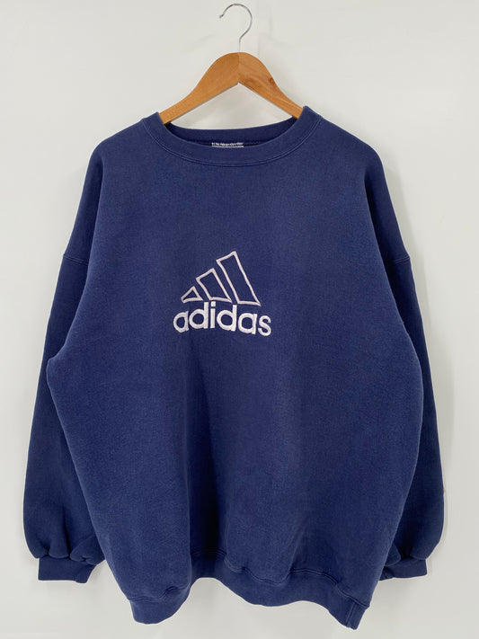 90’s Adidas Size XXL Made in USA Vintage Sweat-Shirt / K4685