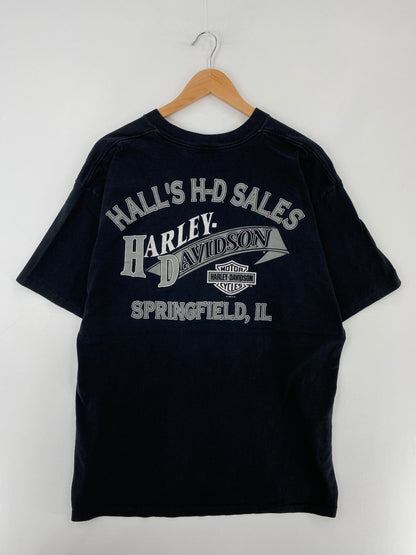 .1995 HARLEY DAVIDSON Made in USA Size XL Vintage T-Shirt / E2792T