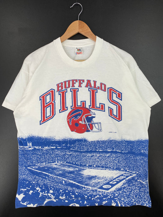 90’s BUFFALO BILLS Made in USA Size XL Vintage NFL T-shirt / A1080