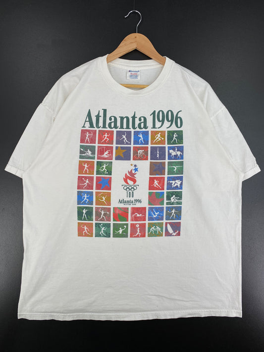 1996 ATLANTA OLYMPIC Size XXL Vintage T-Shirt / A2217
