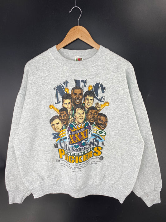 1996 GREEN BAY PACKERS Size XL Vintage NFL Sweat-Shirt/ K8298
