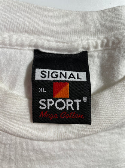 .90's TEXAS LONGHORNS Made in USA Size XL Vintage College Long Sleeve T-Shirt / E6073T