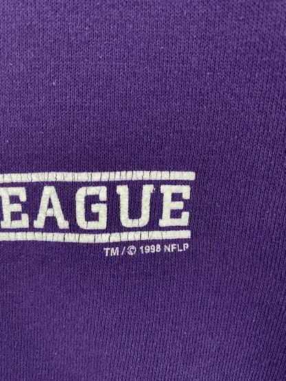 1998 MINNESOTA VIKINGS Made in USA Size XL Vintage NFL Sweat-Shirt / A4956