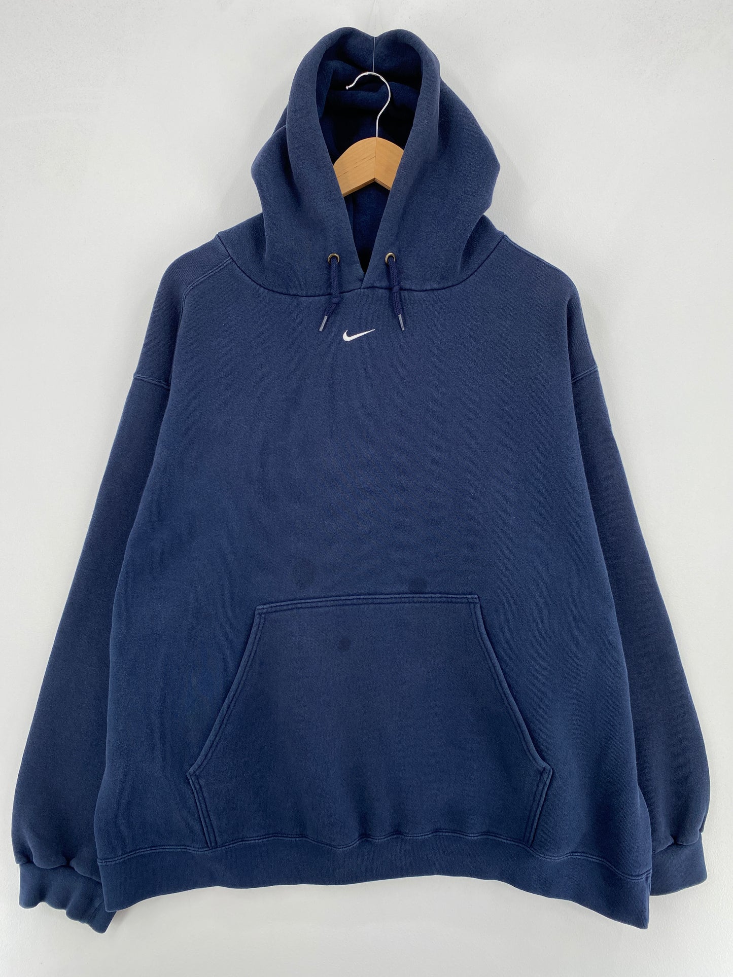 90’s NIKE CENTER SWOOSH Made in USA Size XXL Vintage Hoodie Sweat-Shirt / E1053