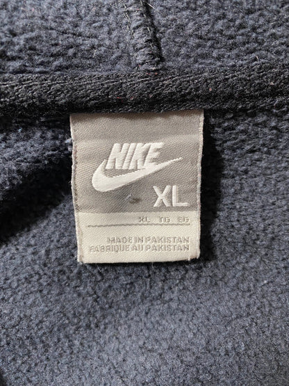 00' NIKE Size XL Vintage Zip Up Hoodie Sweat-Shirt / E2190S