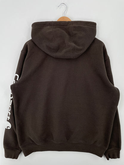 Vintage CARHARTT Size L Hoodie Sweat-Shirt / A8703