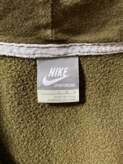 00' NIKE Size L Vintage Zip Up Hoodie Sweat-shirt / K9106