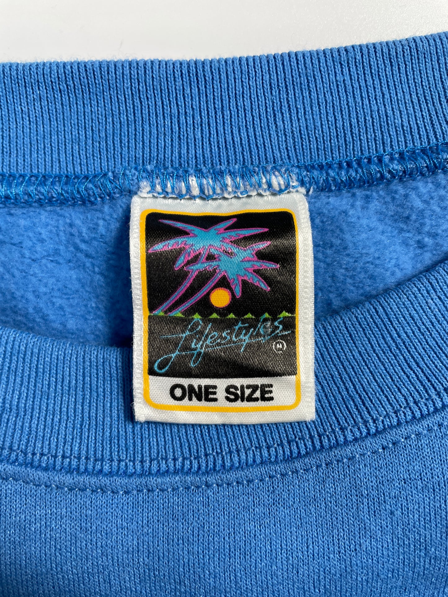1991 RENO LIFESTYLES Made in USA Size Approx.XL Vintage Sweat-Shirt / G6882S