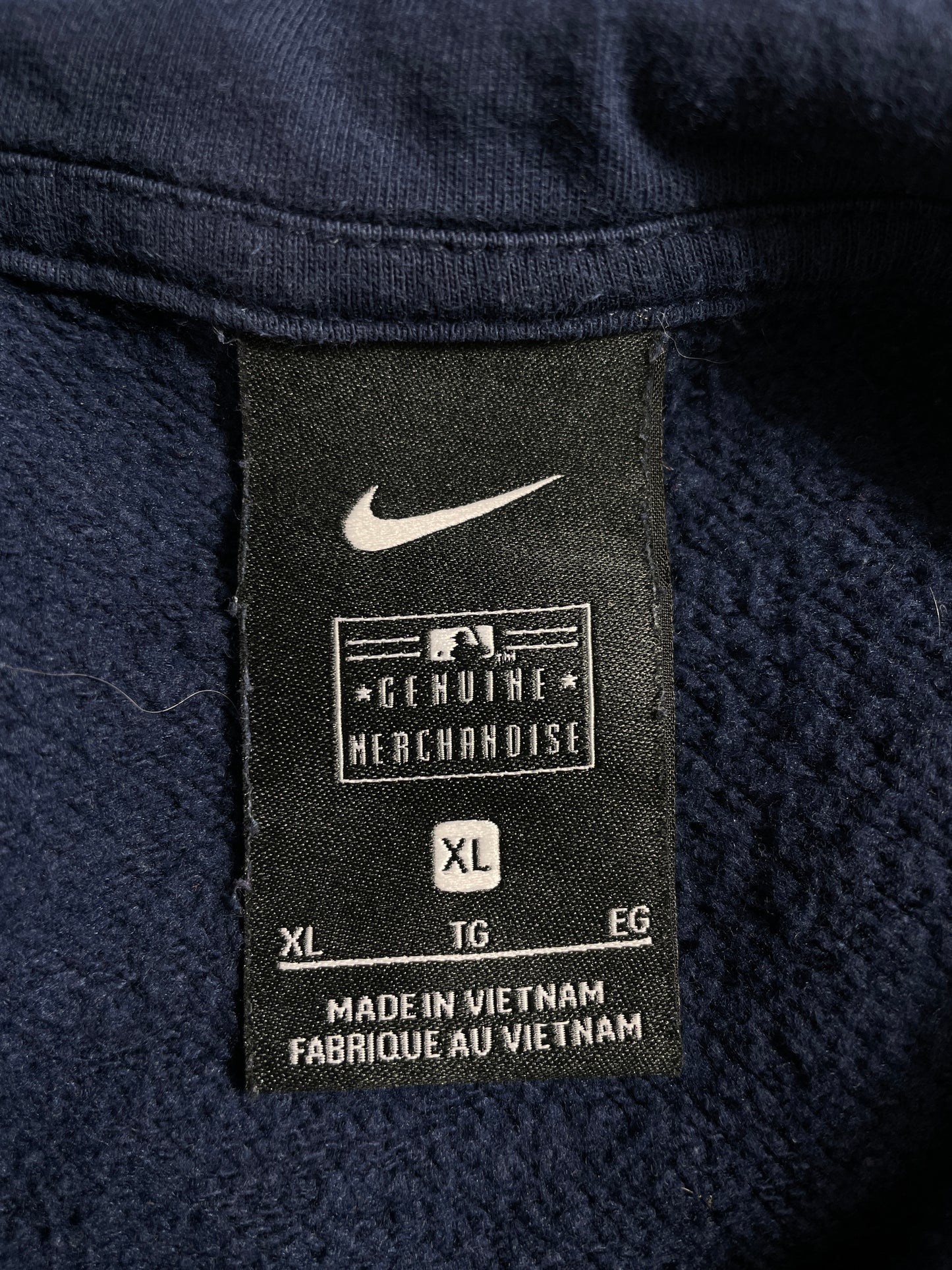 Vintage NIKE x NEW YORK YANKEES Size XL Vintage MLB Hoodie Sweat-shirt / E3539S