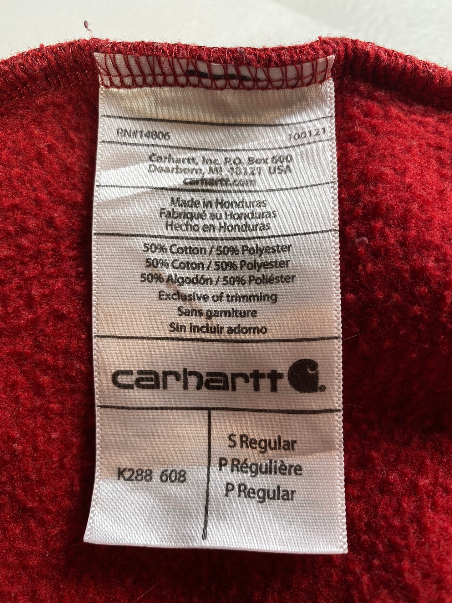 Vintage CARHARTT Size S Hoodie Sweat-Shirt  / A1654