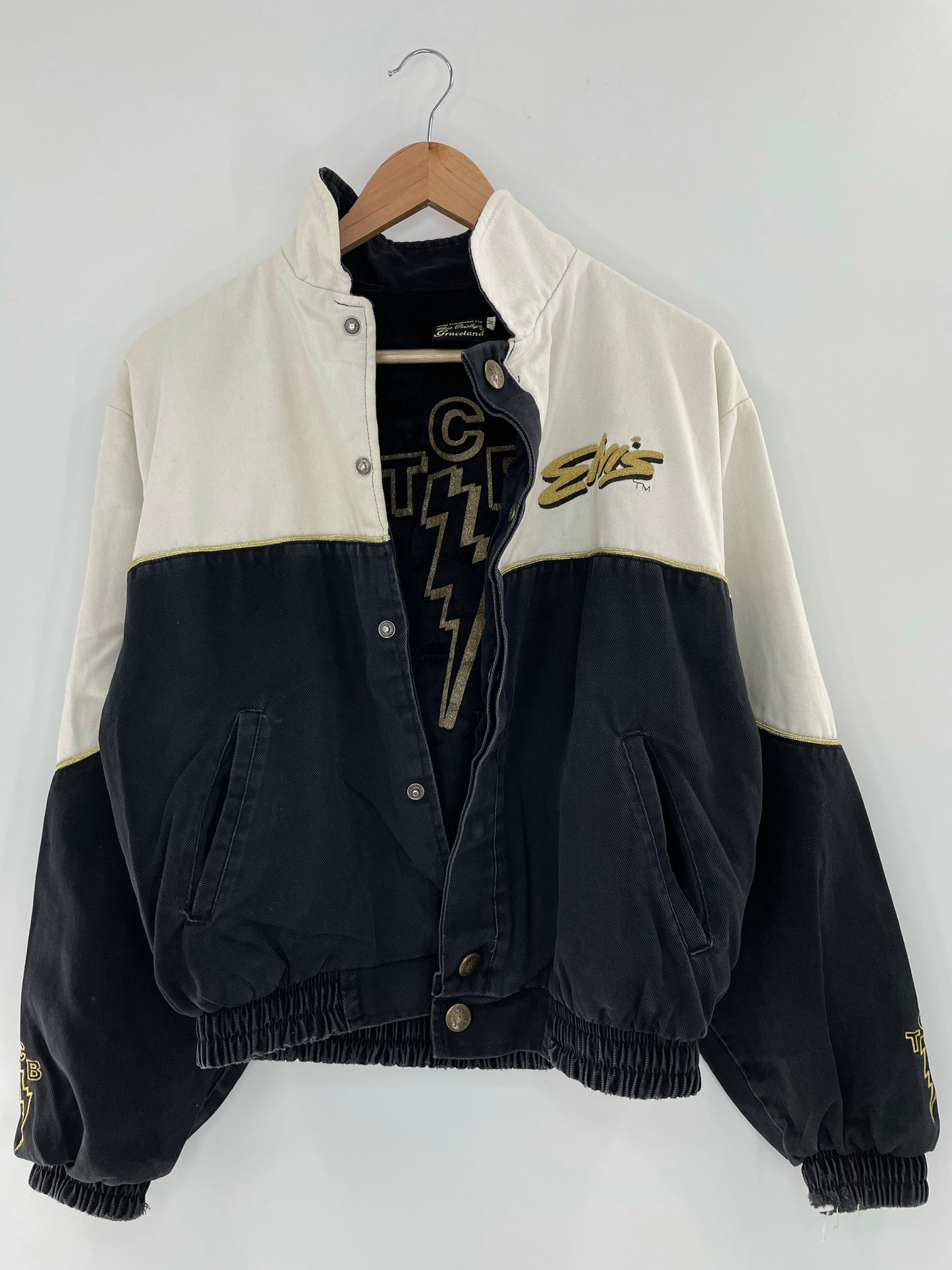 1999 ELVIS PRESLEY Made in USA Size M Vintage Jacket  / K5002