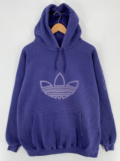 90's ADIDAS Made in USA Size XL Vintage Hoodie Sweat-Shirt / E1602S