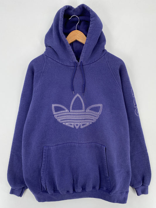 90's ADIDAS Made in USA Size XL Vintage Hoodie Sweat-Shirt / E1602S
