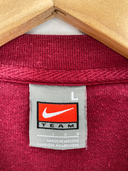 00' NIKE CHICAGO MAROONS Size L Vintage College Sweat-Shirts / A5350