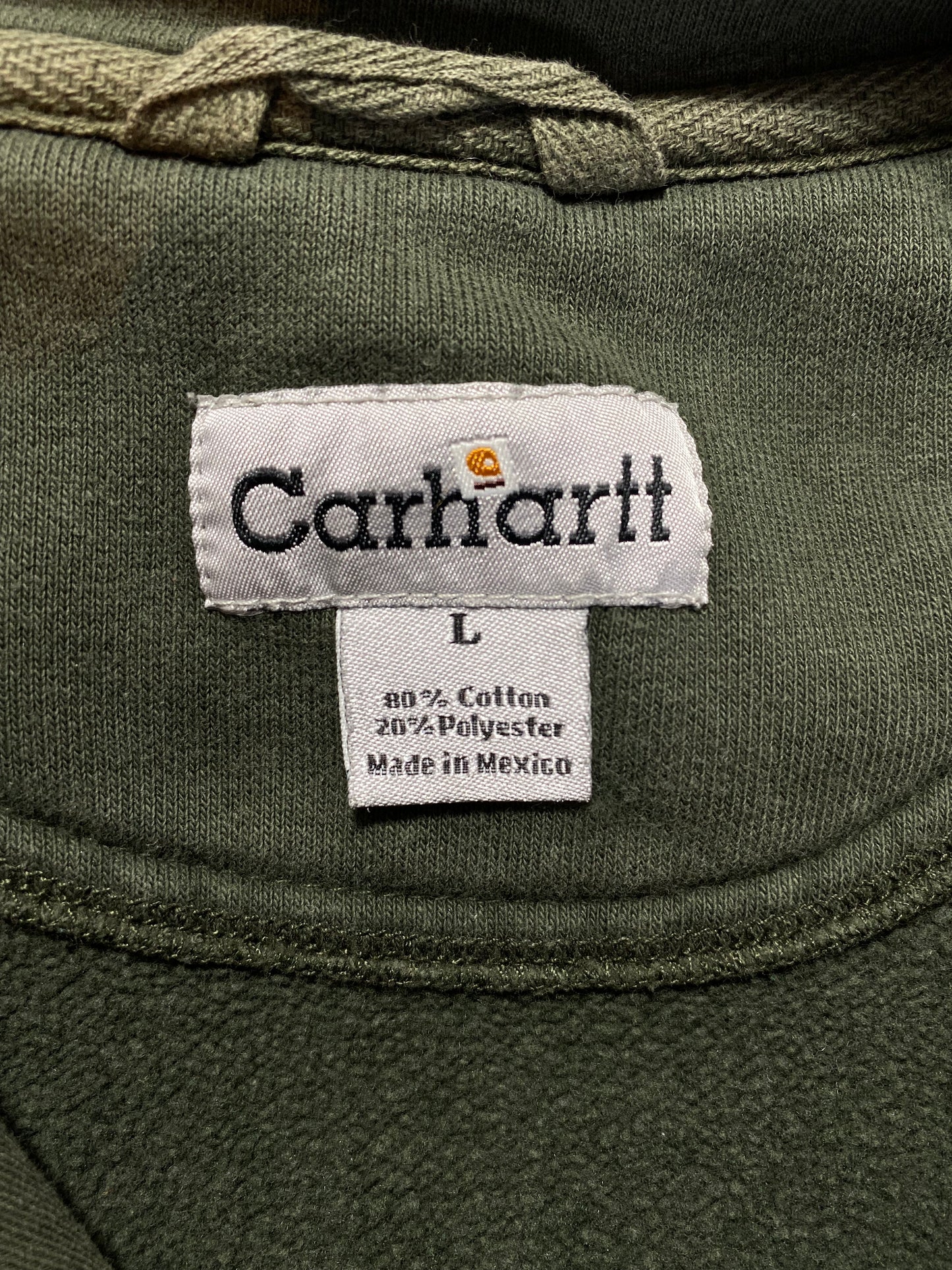 Vintage CARHARTT Size L Half-Zip Sweat-shirts / A947