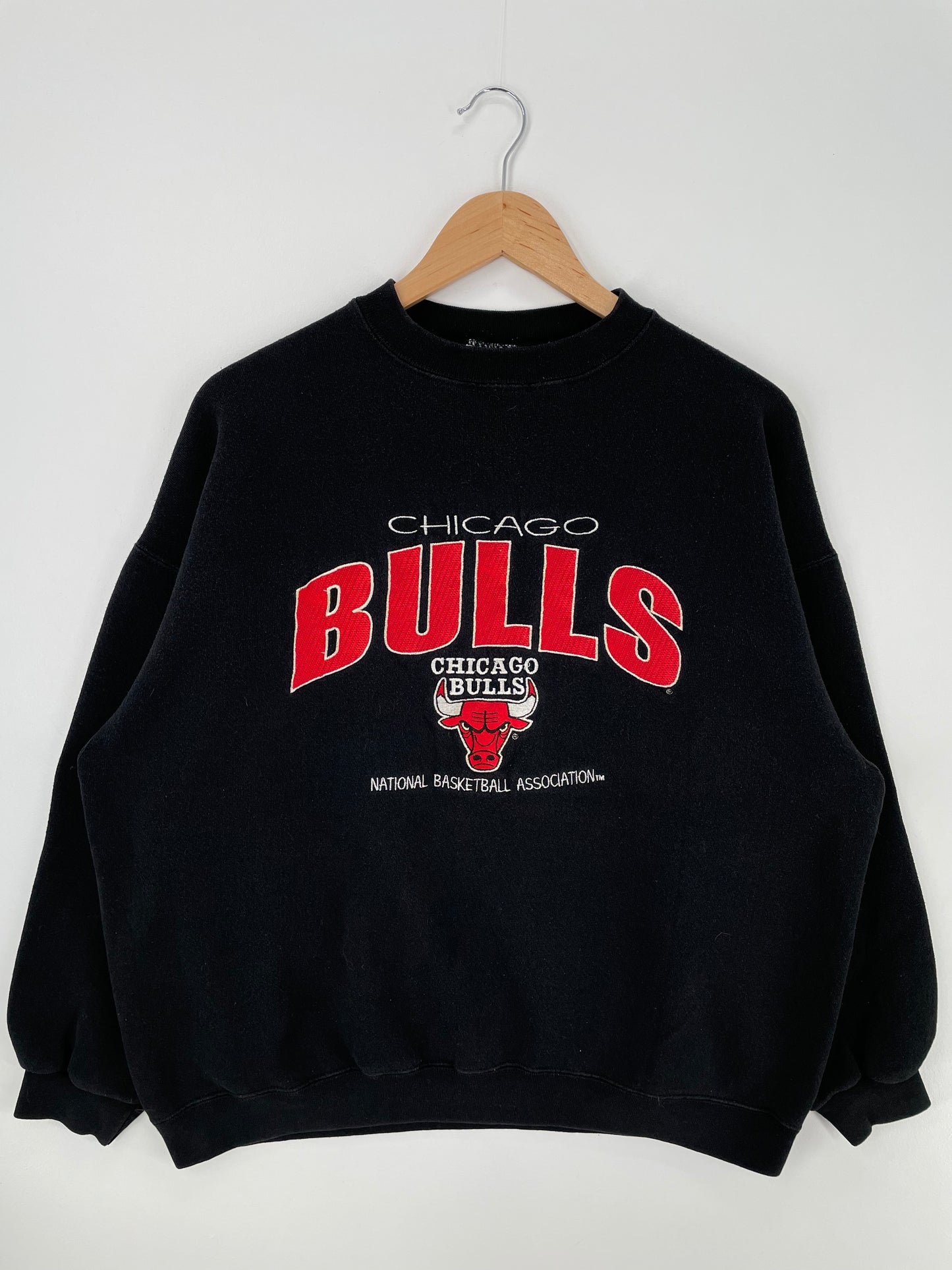 90's CHICAGO BULLS Made in USA Size XL Vintage NBA Sweat-shirt / A934