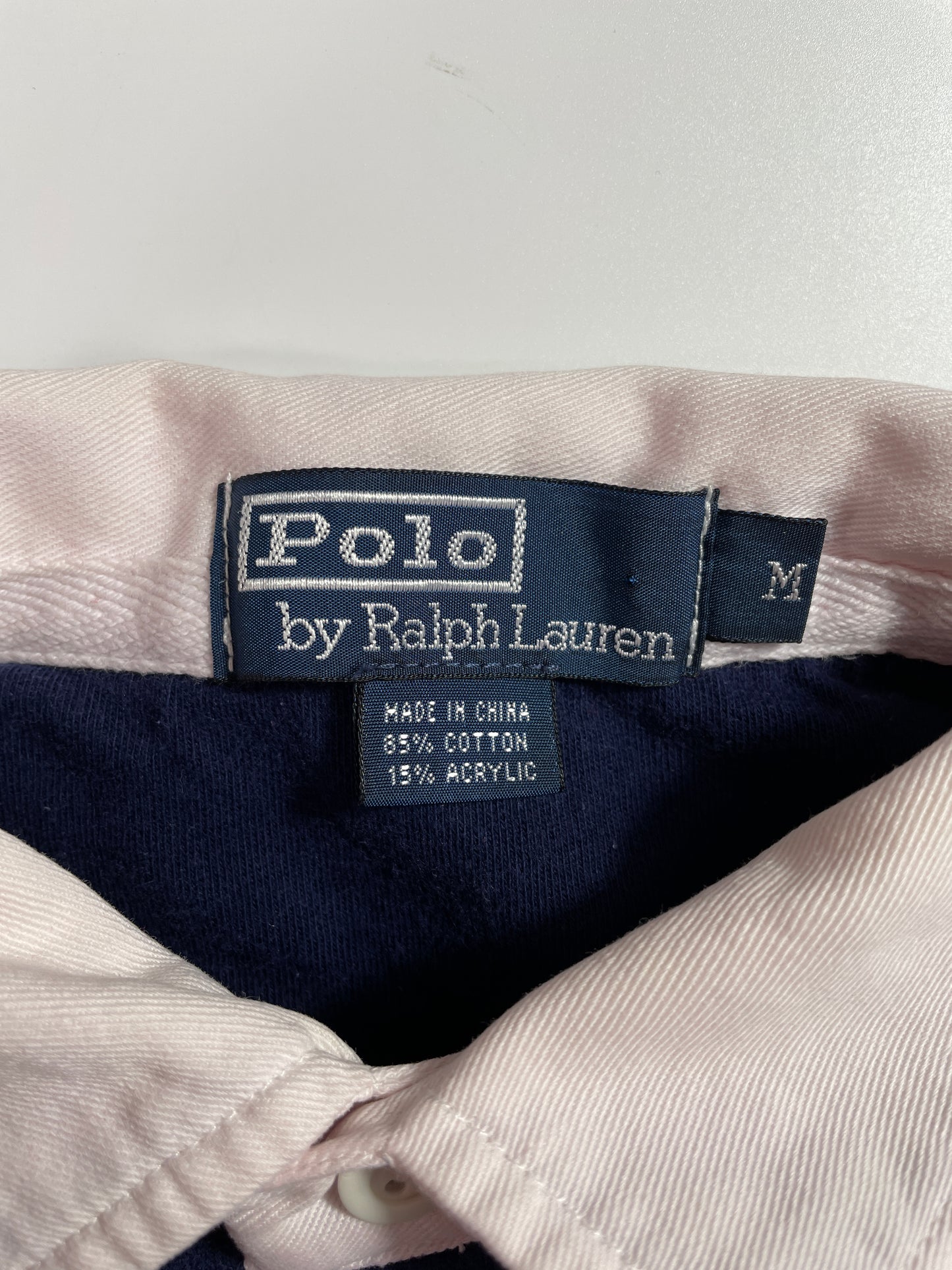90's POLO RALPH LAUREN Size M Vintage Rugby Shirt / E2675R