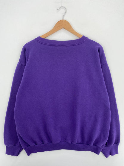 90's LOUISIANA STATE UNIVERSITY Made in USA Size XL Vintage College Sweat-shirt / A6188