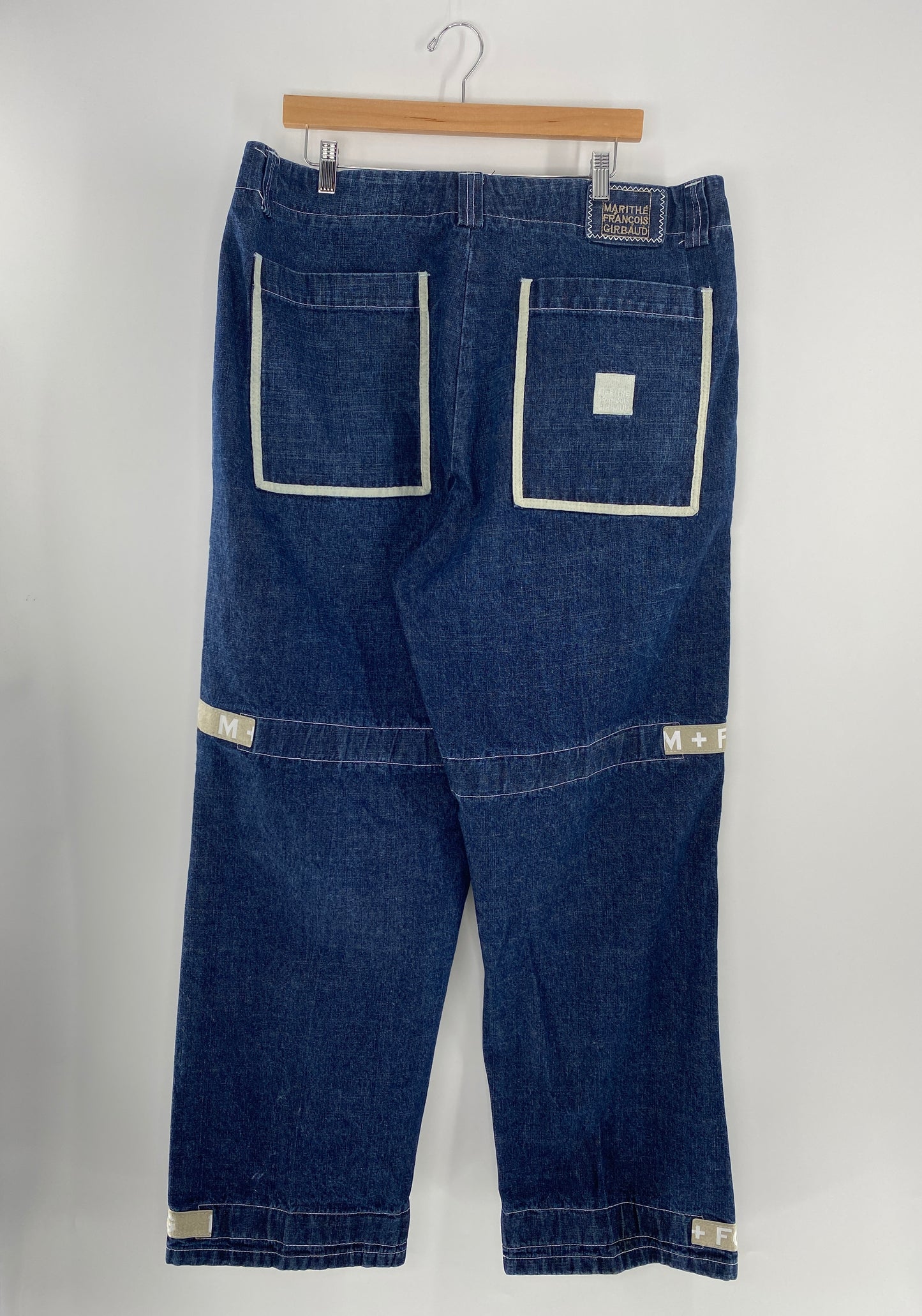 Vintage MARITHÉ + FRANÇOIS GIRBAUD Size W40xL33 Vintage Denim Pants / A9058
