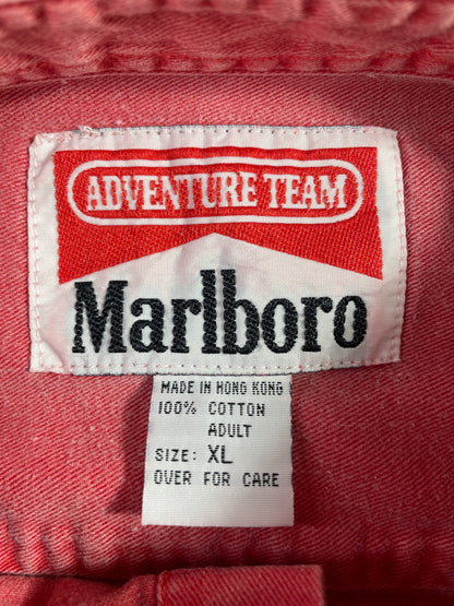 Vintage MARLBORO Size XL Vintage Button Down Shirt / E6357B