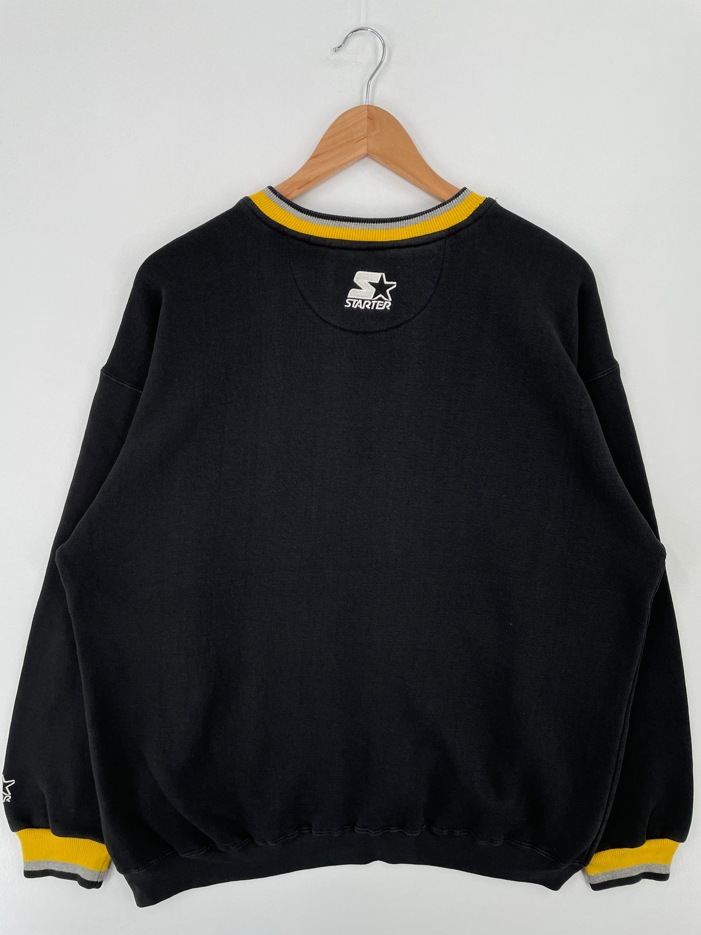 Vintage STARTER x PITTSBURGH STEELERS Size L NFL Sweat-Shirt / A9467