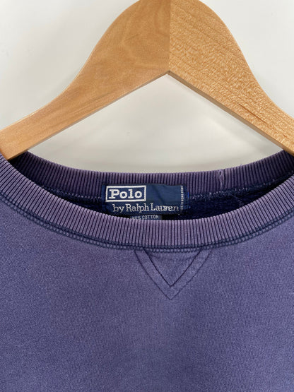 90's POLO RALPH LAUREN Size No tag (Approx.M) Vintage Sweat-shirt / A8244