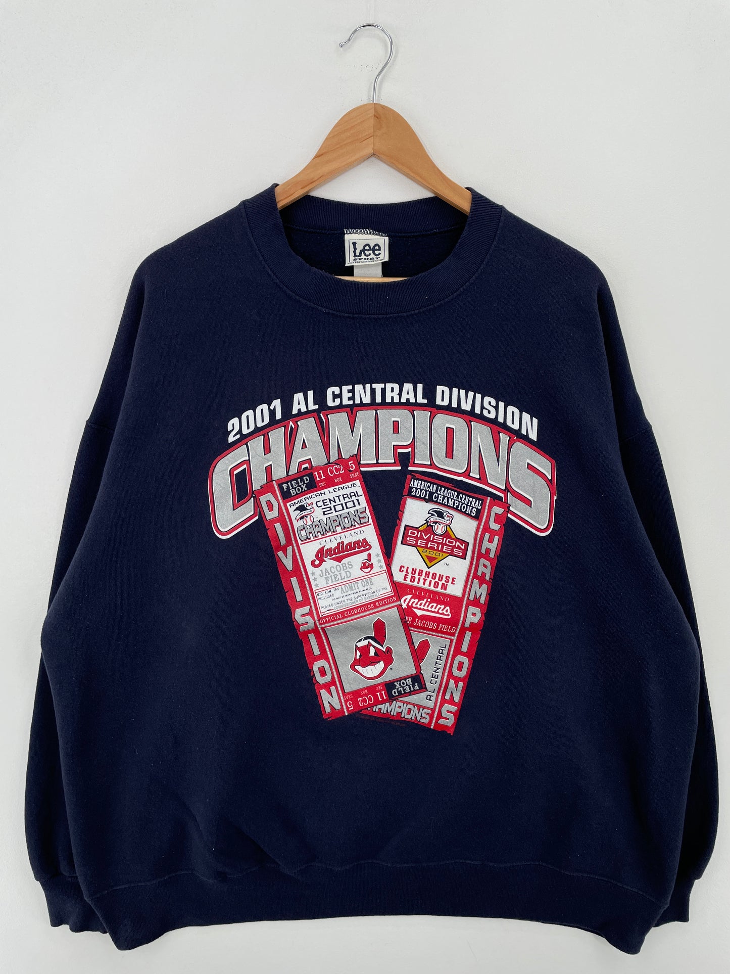 2001 DIVISION CHAMPIONS Size XXL Vintage NFL Sweat-Shirt / A7728