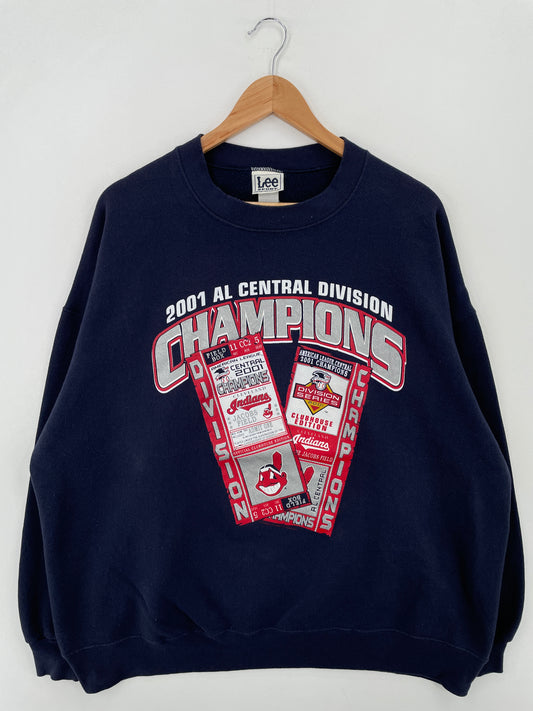 2001 DIVISION CHAMPIONS Size XXL Vintage NFL Sweat-Shirt / A7728