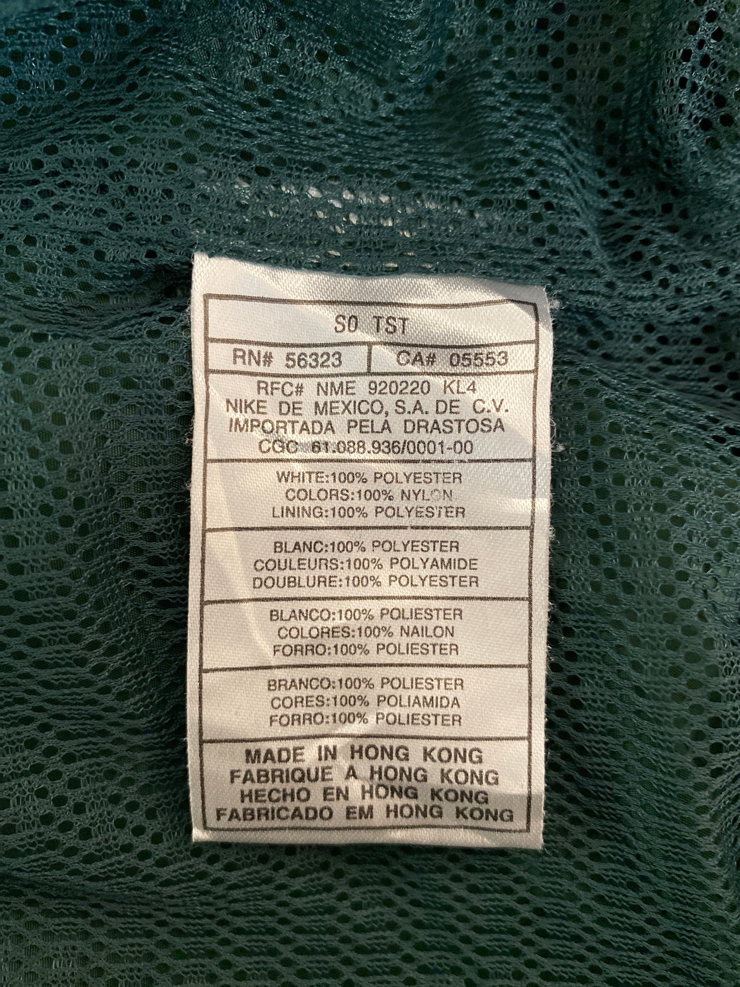 00’ NIKE Size L Vintage Nylon Hoodie Jacket/ k2313
