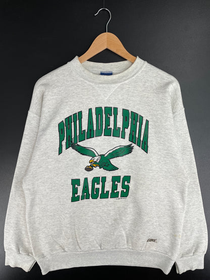 90's PHILADELPHIA EAGLES Made in USA Size L Vintage NFL Sweat-shirt / E2945S