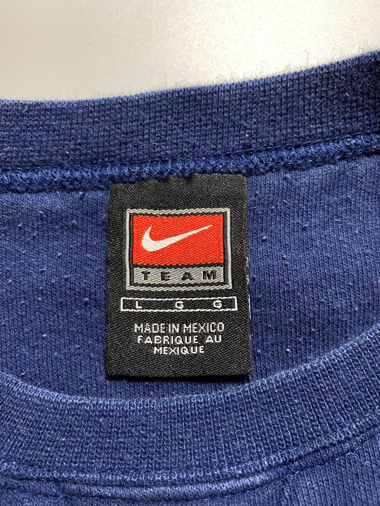 00' NIKE CAROLINA Size L Vintage Sweat-shirt / K8685