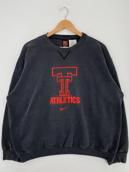 00' NIKE TEXAS TECH Size XL Vintage College Sweat-Shirt / A4566