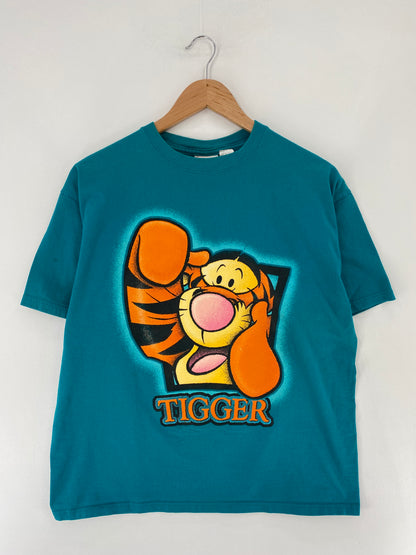 90's DISNEY TIGGER Made in USA Size M Vintage T-Shirt / E6704T