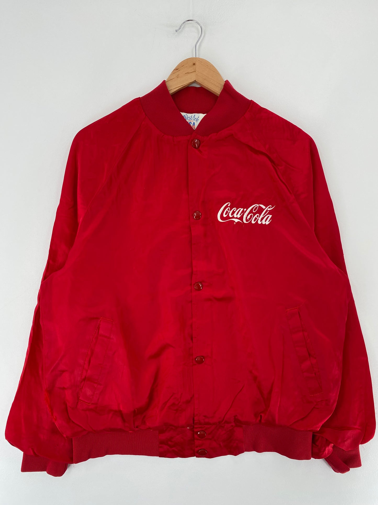 .80’s COCA'COLA Size L Vintage Nylon Jacket / E5936J