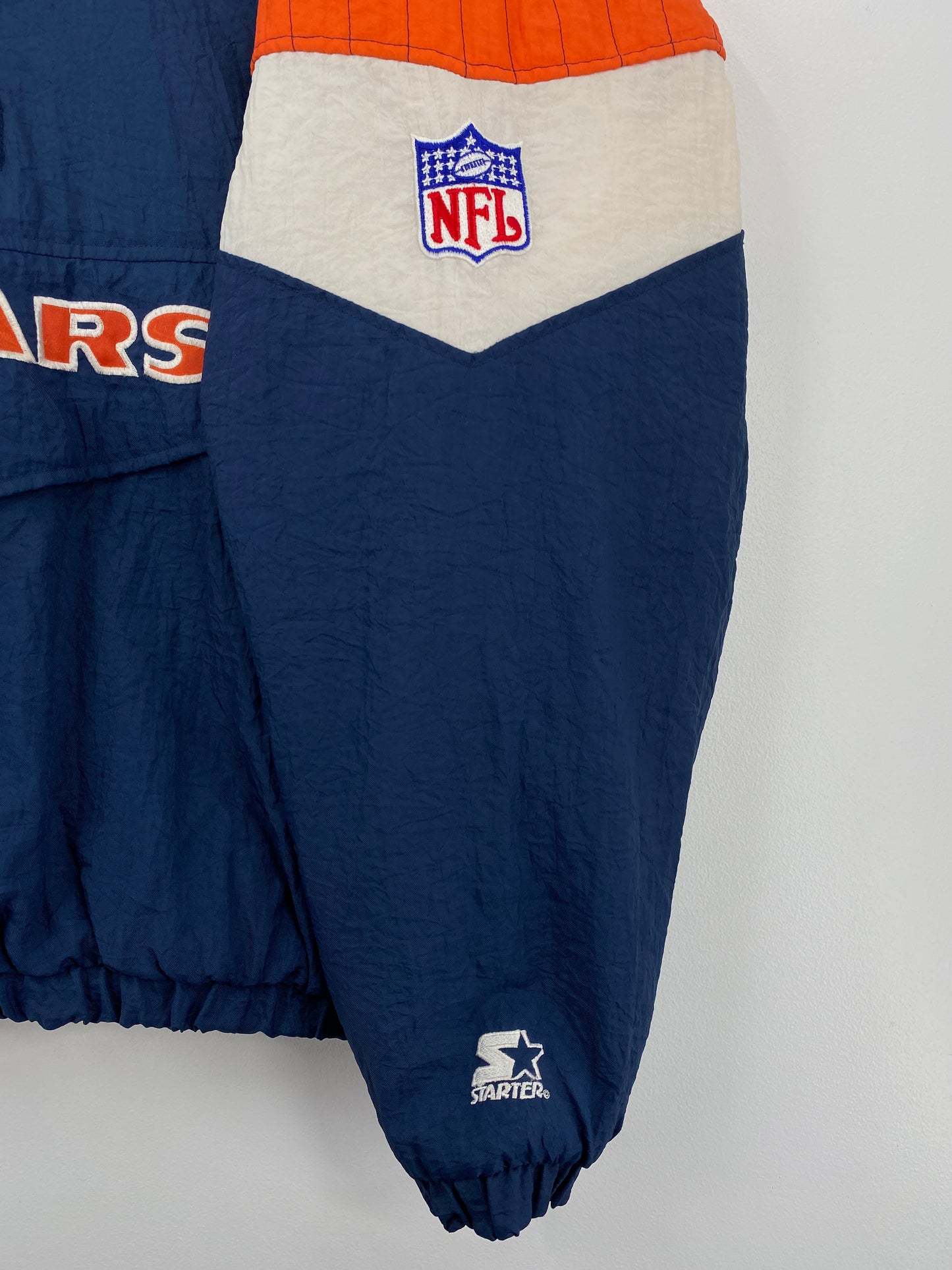 90's STARTER x CHICAGO BEARS Size XL Vintage NFL Nylon Jacket / A8761