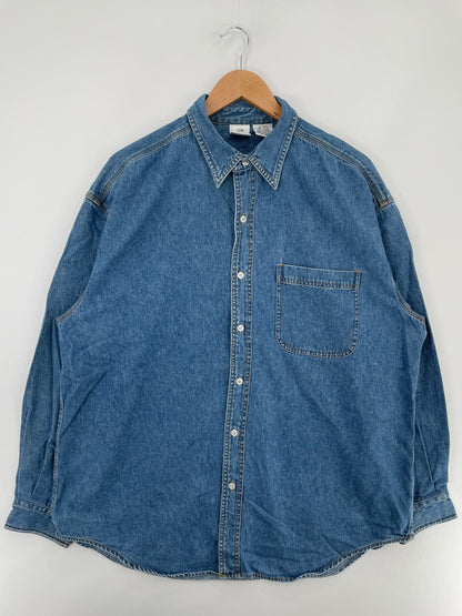 00' DISNEY Size XL Vintage Button down Shirt / E5140B