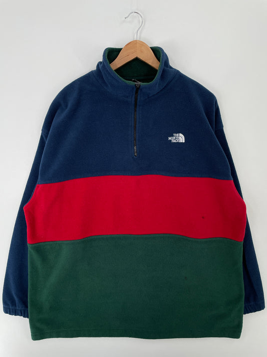 Vintage THE NORTH FACE Size Approx.XXL Half Zip-up Fleece / A9242