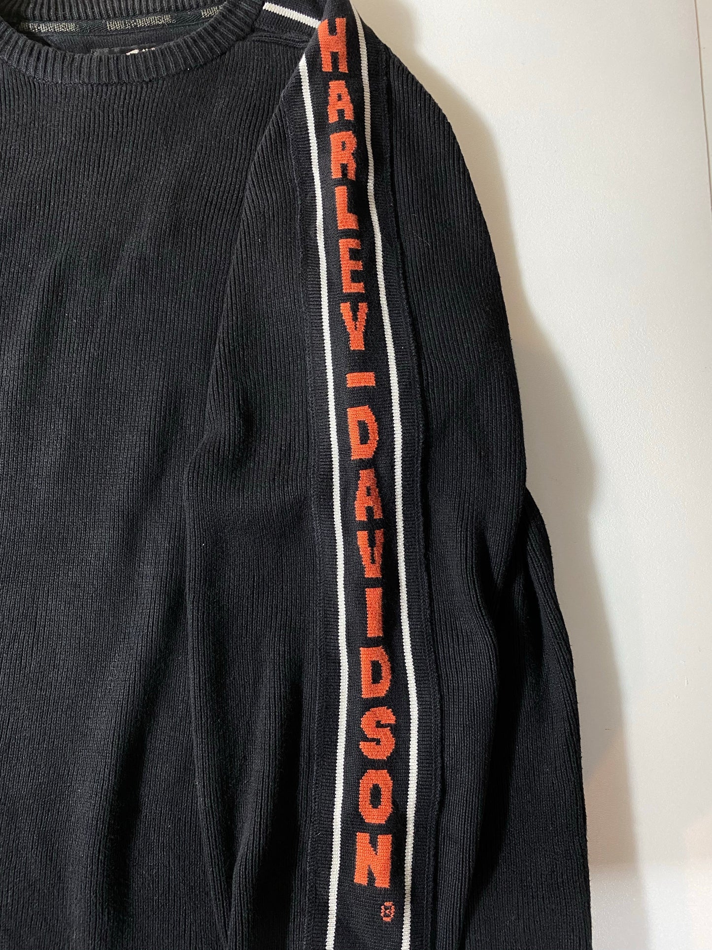 90's HARLEY DAVIDSON Size XL Vintage Knit Sweater/ E733