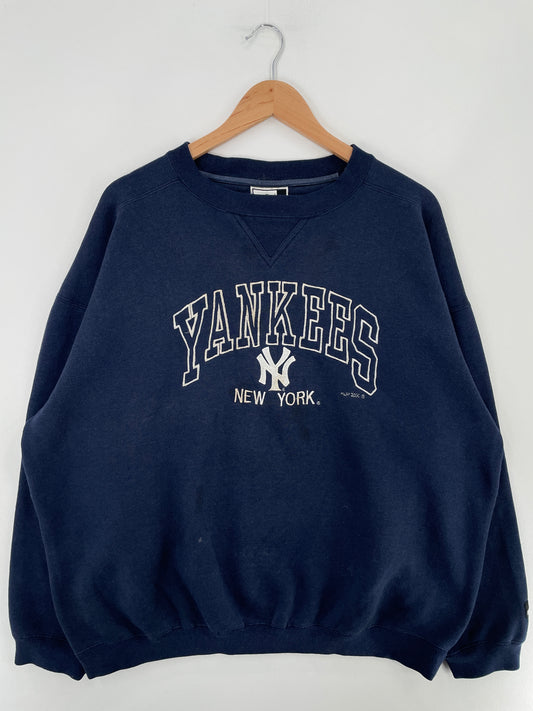 2000 NEW YORK YANKEES Size XL Vintage MLB Sweat-Shirt / E4678S